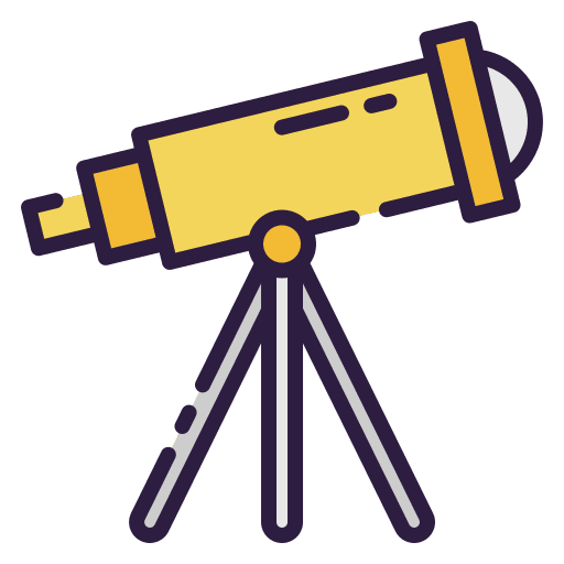 Telescope miscellaneous telescopes telescope icon