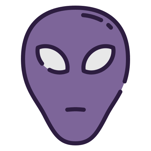 Alien extraterrestrial alien galaxy icon
