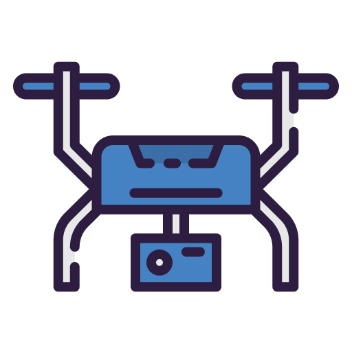 Drone remote control miscellaneous communications icon