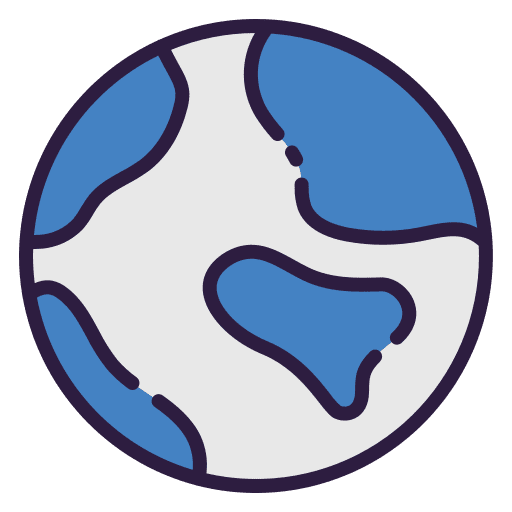 Earth global earth globe geography icon