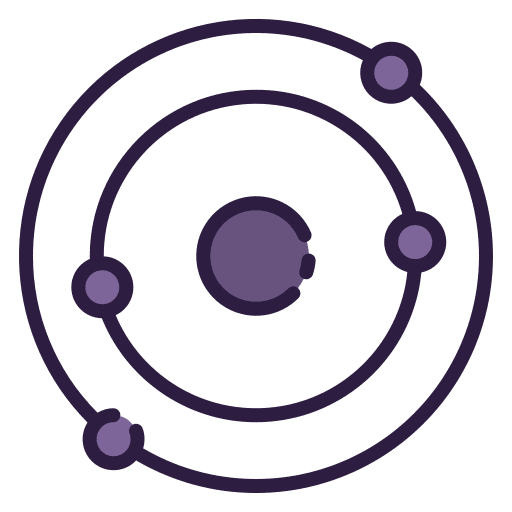 Orbit miscellaneous education galaxy icon