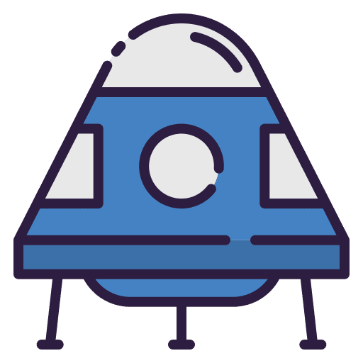 Space capsule universe automobile miscellaneous icon