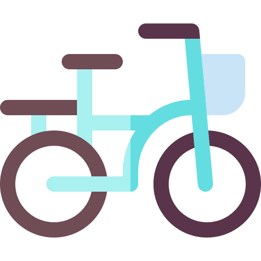 Bicycle social media exercise cycling icon