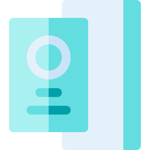 Passport identity highlight stories travel icon