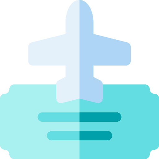 Plane ticket flight highlight stories airplane ticket icon