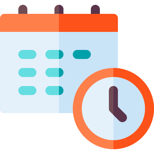 Time calendar interface time icon