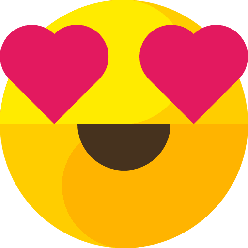 In love feelings people emoticons icon