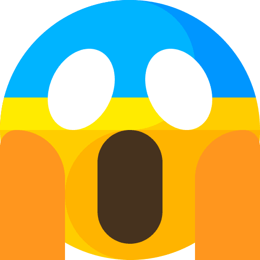 Shocked smileys emoticons feelings icon