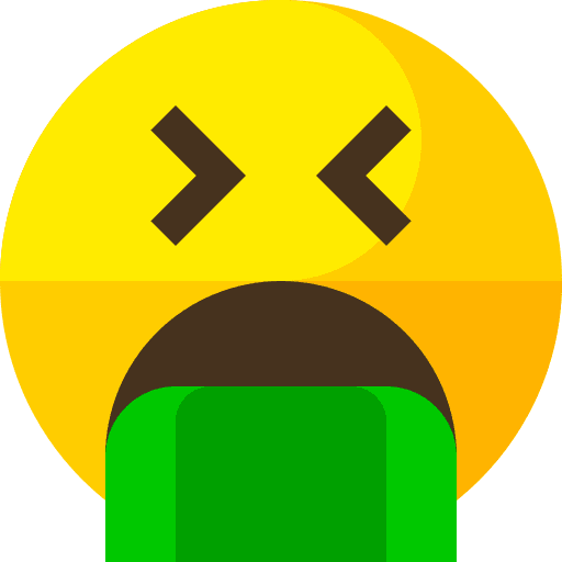 Vomiting smileys vomiting faces icon