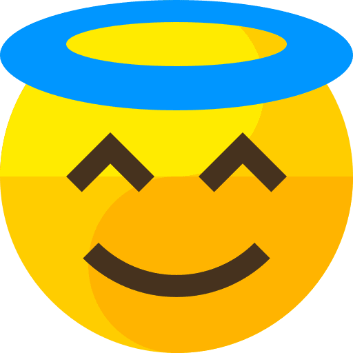 Angel emoji smileys angel icon