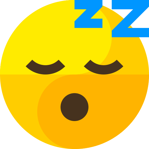 Sleep people feelings emoji icon