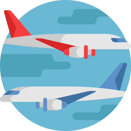 Air traffic airport flight airplane icon
