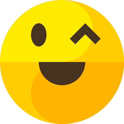 Winking emoji feelings smileys icon