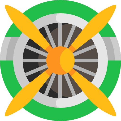 Propeller transportation motor propeller icon