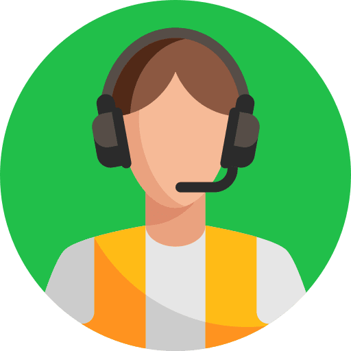 Worker avatar man user icon