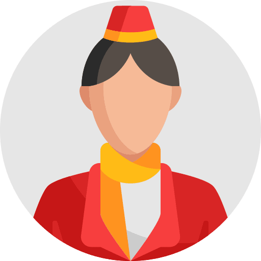 Flight attendant flight attendant air hostess flight icon