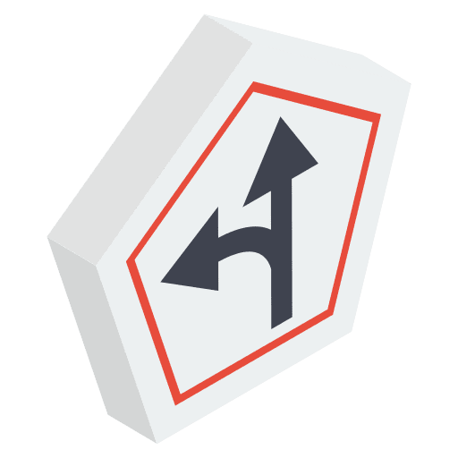 Junction road sign junction traffic icon