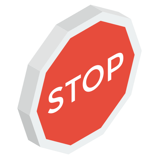 Stop sign stop sign stop road icon