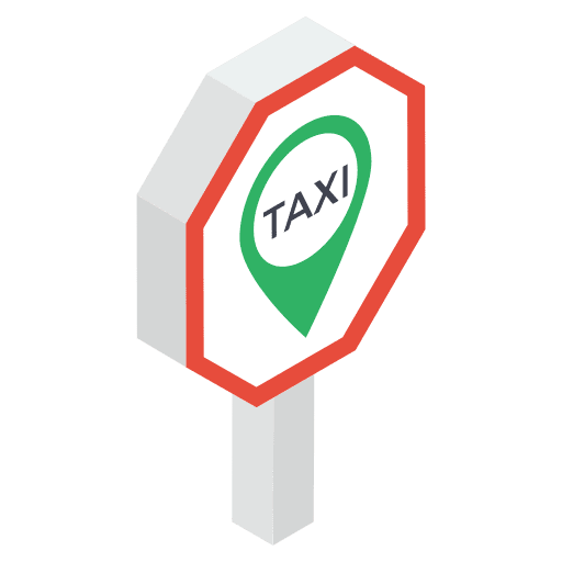 Map pointer placeholder location car icon