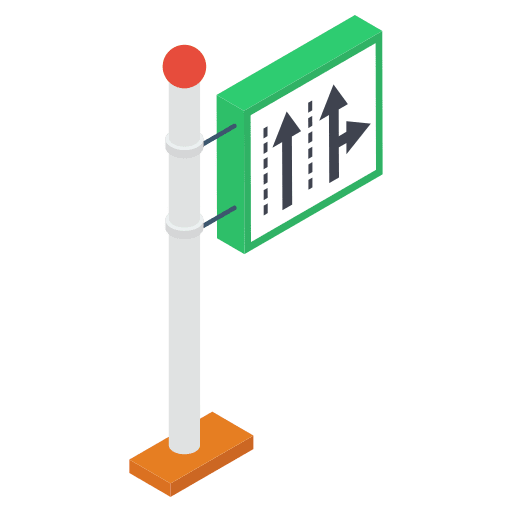 Road sign right turn regulation road sign icon
