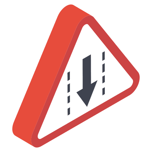 Road sign right turn turn right direction icon