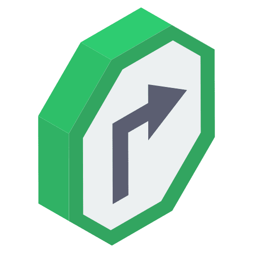 Turn right traffic signal turn right directions icon