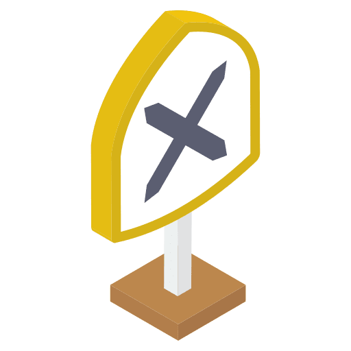 Intersection roads street different icon