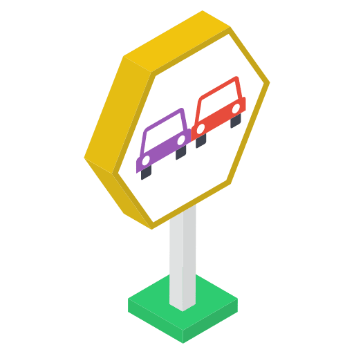 Two way street traffic two way street cars icon