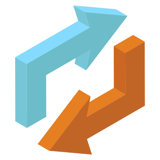 Arrows synchronisation arrows sync icon