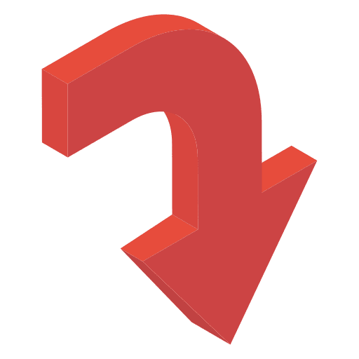 Down arrows traffic sign arrow icon