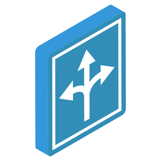 Junction traffic sign junction intersection icon