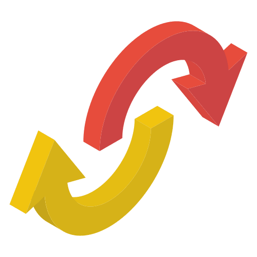 Arrows load direction arrows icon