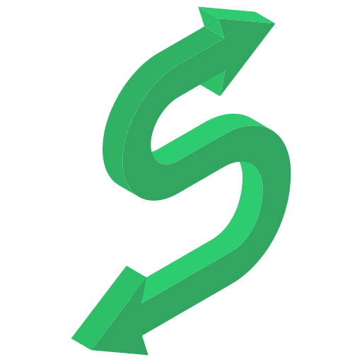 Two ways flexibility arrows two ways icon