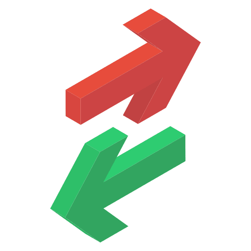 Two ways traffic sign two ways signaling icon