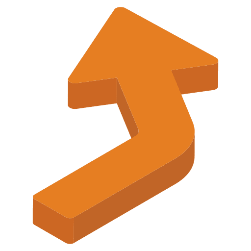 Turn left arrows directional previous icon