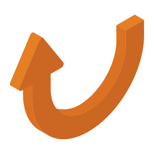 U turn traffic sign circulation u turn icon