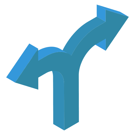 Arrows road traffic signal arrows icon