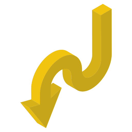 Downwards bottom arrows downwards icon