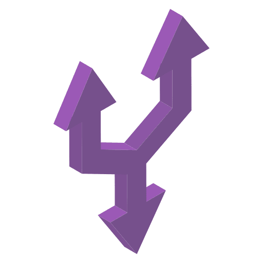 Arrows flexibility arrows curve icon