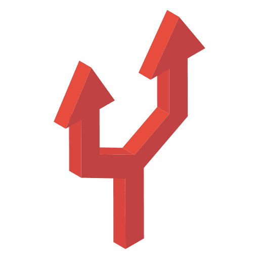 Arrows y intersection arrows directions icon