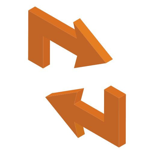 Refresh button rotate arrows icon