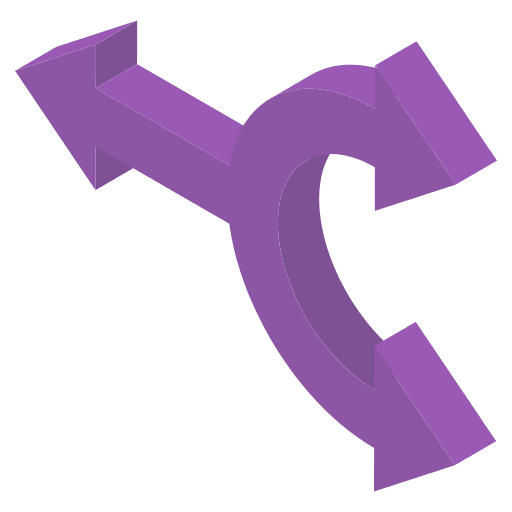 Arrows directions arrows junction icon