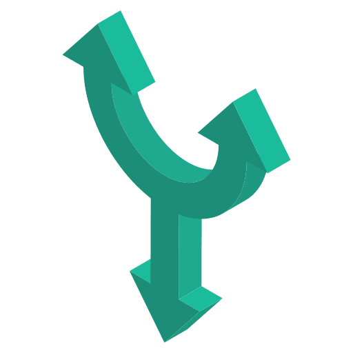 Arrows ways flexibility arrows icon