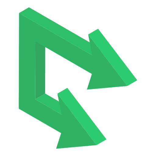 Horizontal arrows point control resize icon