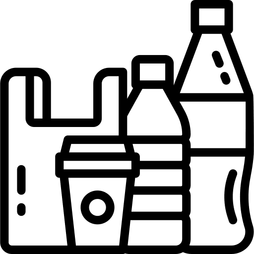 Plastic plastic bottle plastic glass plastic icon