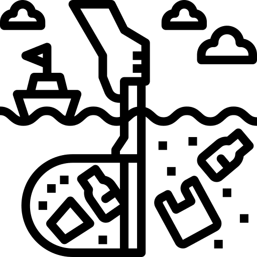 Cleaning cleaning water sea icon