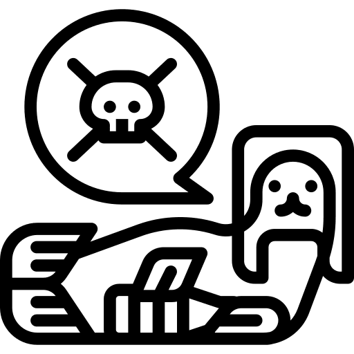 Seal ecology and environment plastic pollution icon