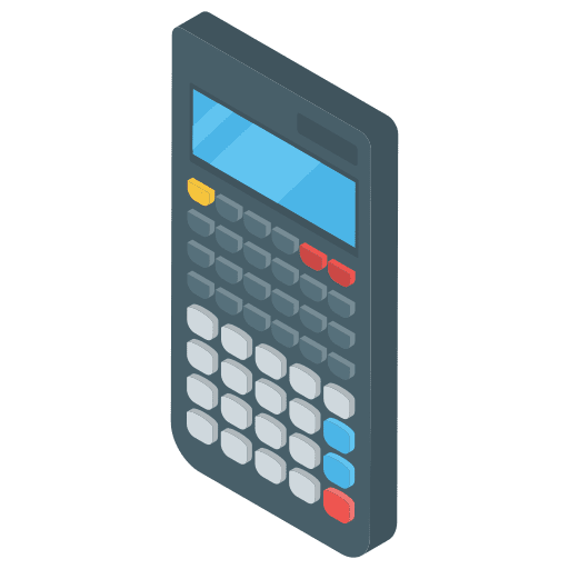 Calculator maths calculator business and finance icon