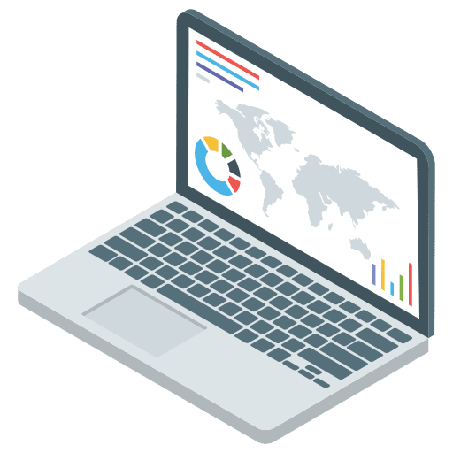 Data analytics statistics data analytics bar graph icon