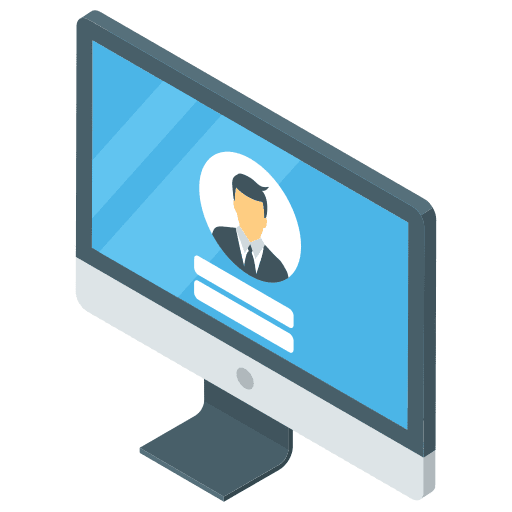 Login seo and web user business and finance icon